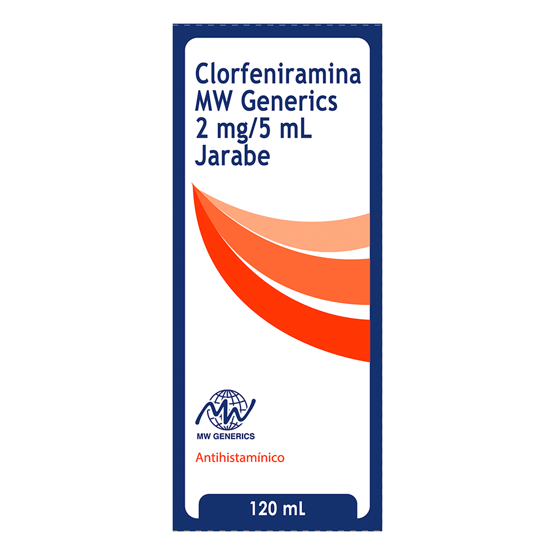 Clorfeniramina 2mg/5mL Jarabe