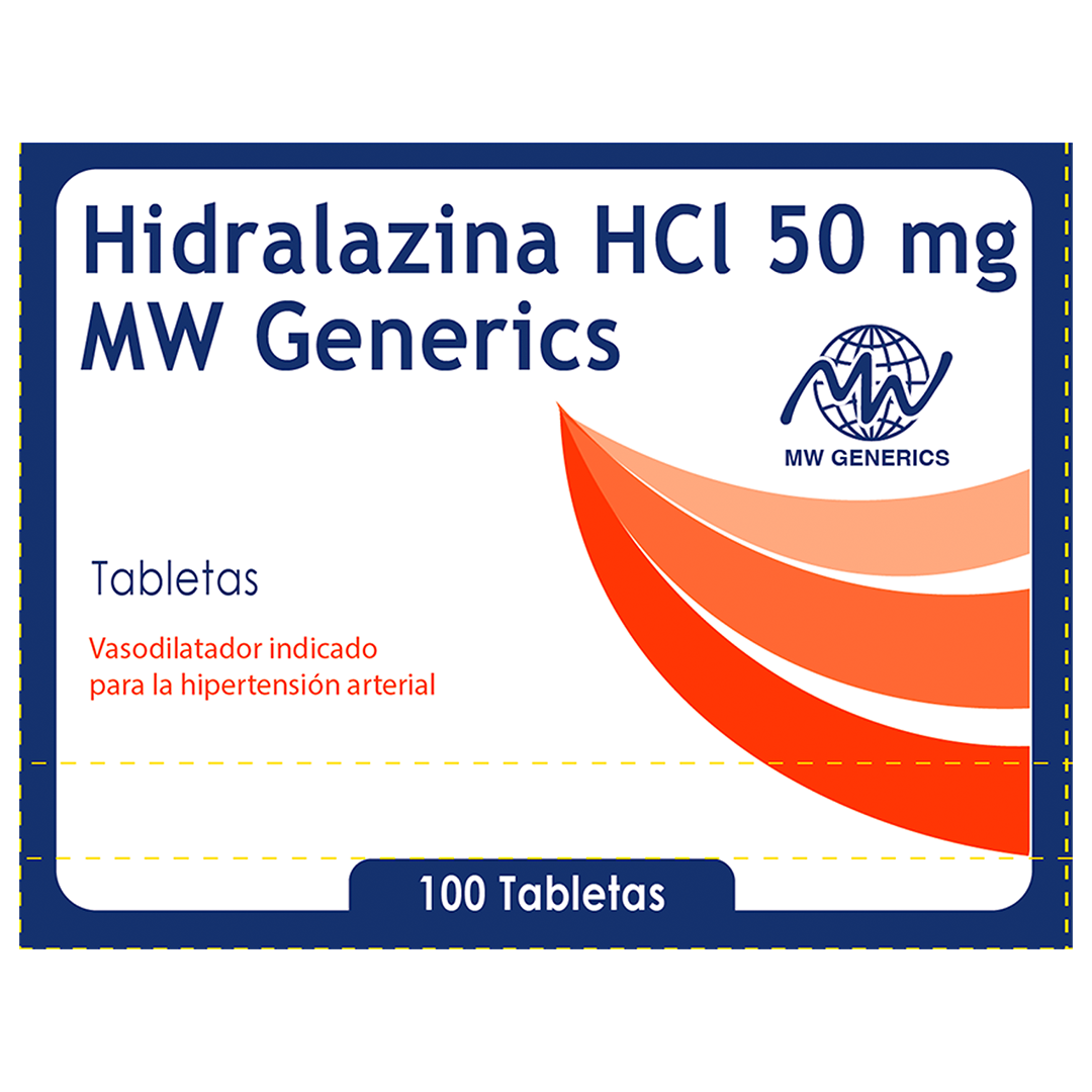 Hidralazina Hcl 50mg