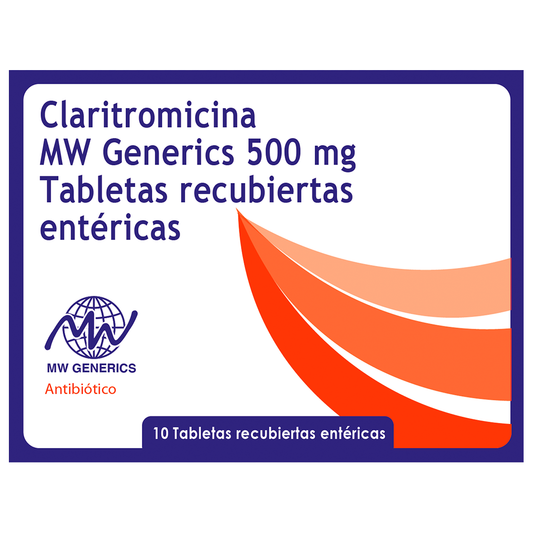 Claritromicina 500 mg tabletas