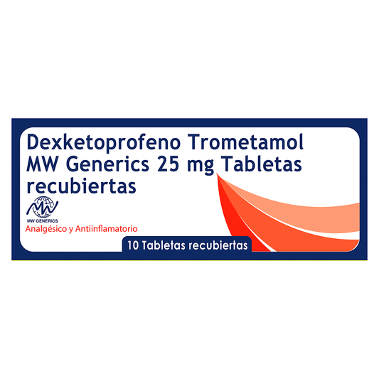 Dexketoprofeno Trometamol 25mg Tabletas
