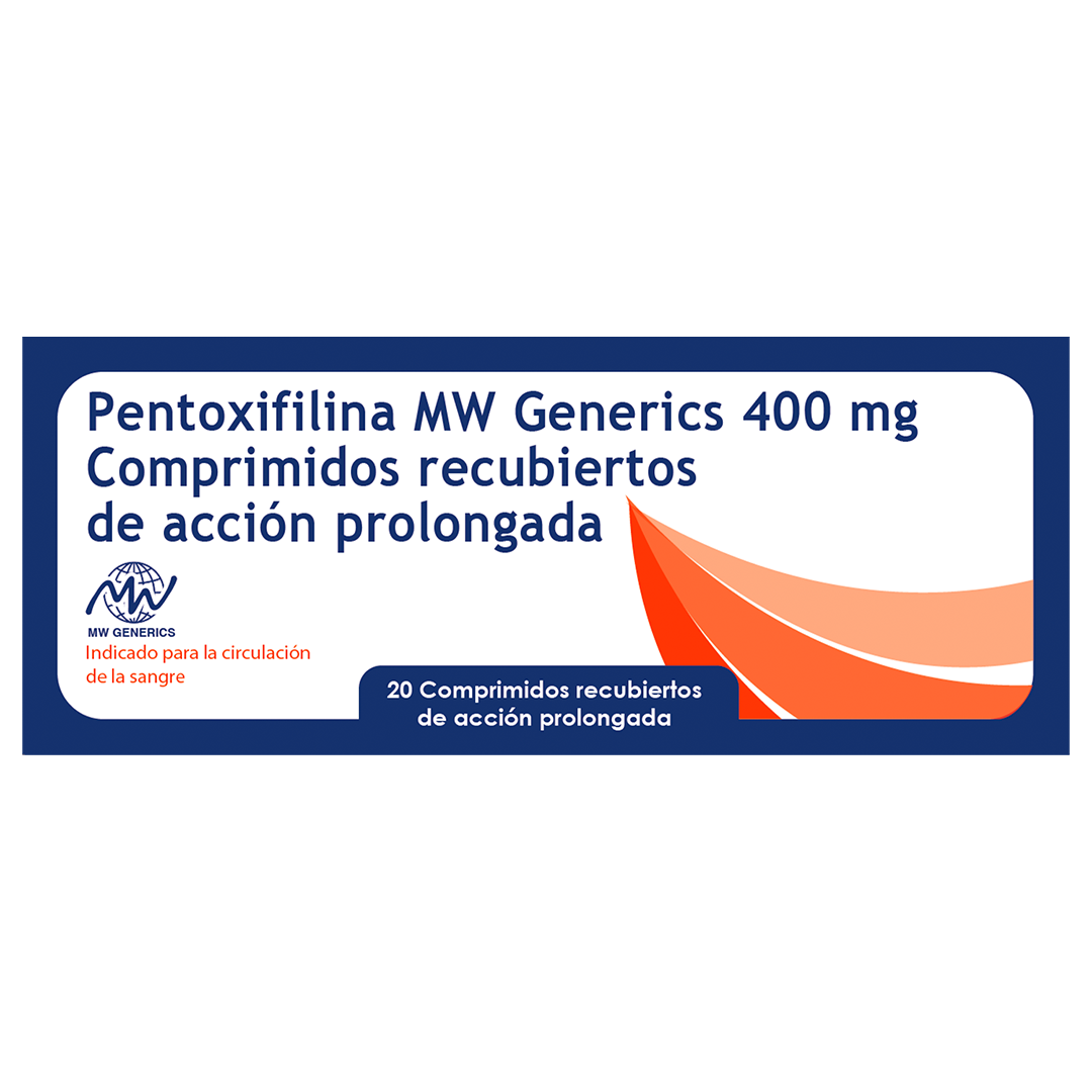 Pentoxiflina 400mg Comprimidos – Wellco